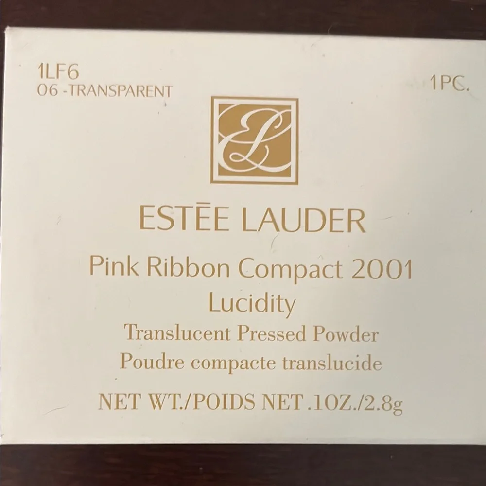 2001 Estée Lauder Pink Ribbon Lucidity Compact NWOT - Picture 2 of 6